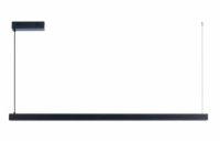 IMMAX NEO MADEIRA SMART lineár osvětlení, dřevo černé, 152cm, Wi-Fi, TUYA