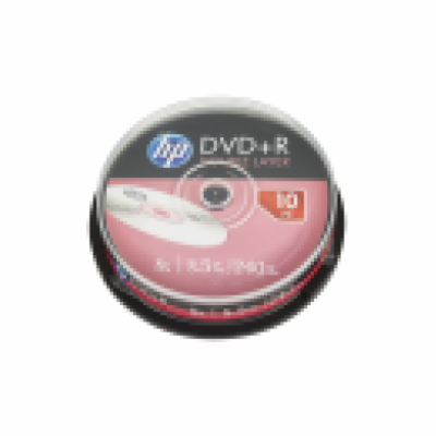 DVD+R HP 8,5 GB (240min) DL 8x 10-cake