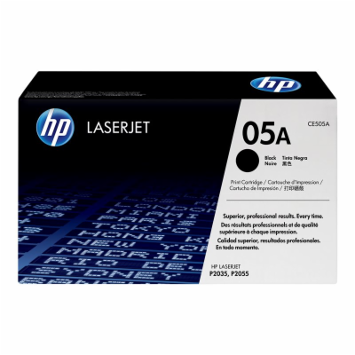 HP toner 05A/Black/2300 stran - poškozený obal