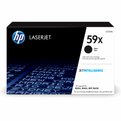 HP toner 59X/Black/10 000 stran - poškozený obal