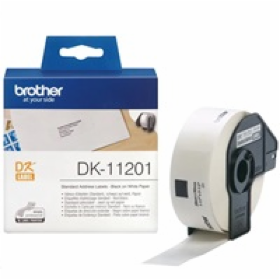 BROTHER DK-11201 Adresní štítky standart (400 ks) 29 mm x...