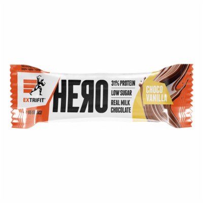 Extrifit Hero Protein Bar 31% 65 g čokoláda-vanilka