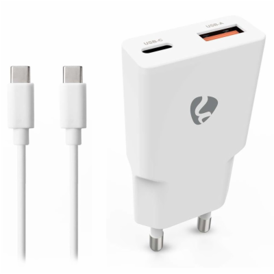 NEDIS síťová nabíječka/ 20 W/ PD 3.0/ rychlé nabíjení/ 1....