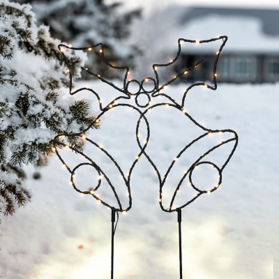 Solight LED venkovní dekorace zvonečky, 100x LED, časovač...