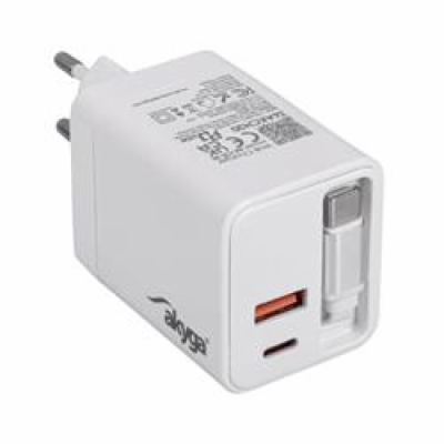 Akyga USB Nabíječka AK-CH-30 USB-A + 2x USB-C PD 5-20V / ...