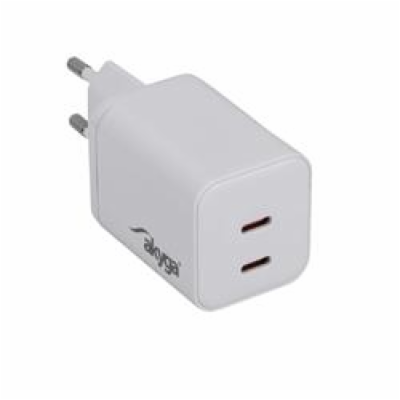 Akyga USB Nabíječka AK-CH-29 2x USB-C PD 5-20V / max. 3A ...