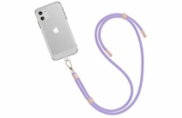 WG - Crossbody lace strap/transparent/violet