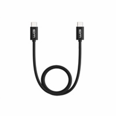 WG - Datový kabel Type-C to Type-C / 1m / 3A / black
