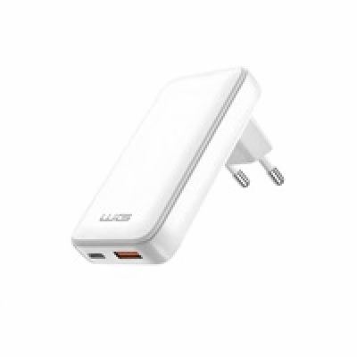 WG - Síťová nabíječka GaN 2x USB, 1x USB-C 30W + 1x USB-A...