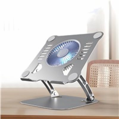 WG - Chladící podložka pro notebook, 15,6", stříbrná