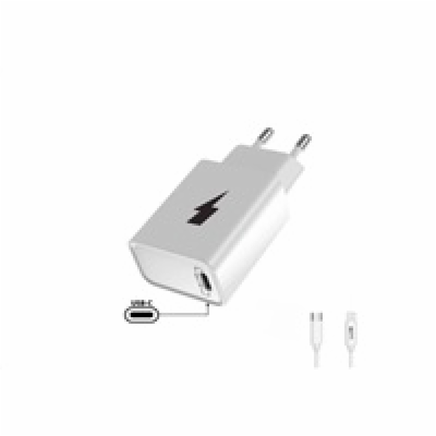 WG - Síťová nabíječka 1x USB-C, PD 20W + kabel Type-C na ...