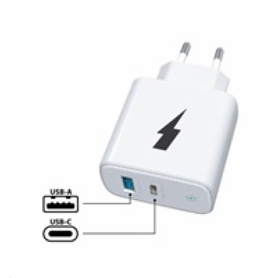 WG - Síťová nabíječka 2x USB 38W, 1x USB-C PD 20W + 1x US...