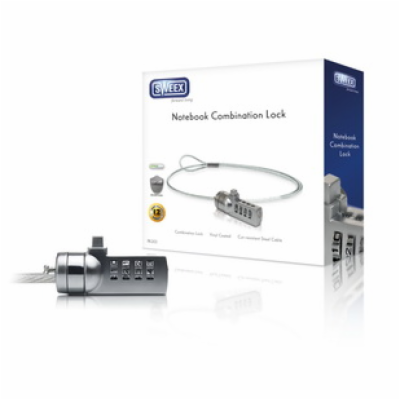 SWEEX lankový číselný zámek na notebook, 1,5m