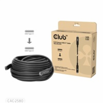 Club3D Kabel USB-C, 10 Gbps, 4K120Hz, 8K60Hz, 60W, Bi-dir...
