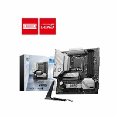 MSI MB Sc LGA1700 B760M PROJECT ZERO, Intel B760, 4xDDR5,...