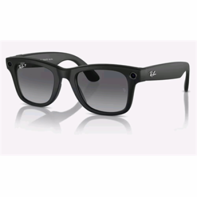 Meta Ray-Ban Wayfarer, AI brýle, Matte Black, Polarized G...