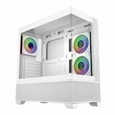 Cooler Master case Elite 690 Wood, ATX, Průhledná bočnice...