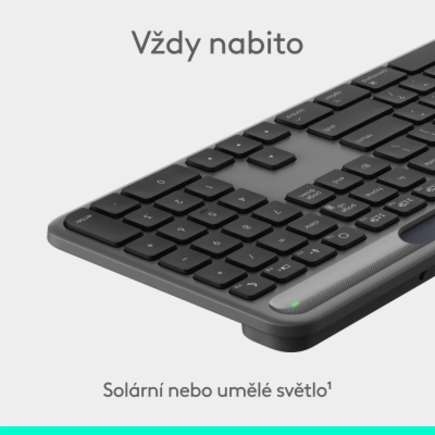 Logitech Signature Slim Solar, Graphite - US INTL