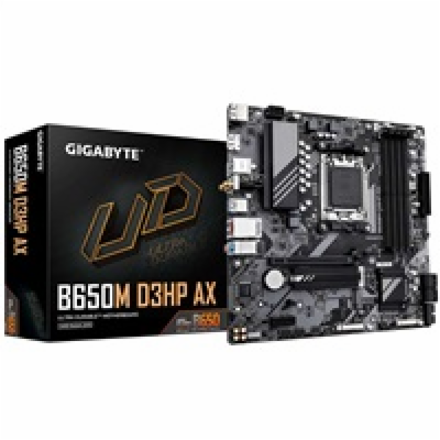 BAZAR - GIGABYTE MB Sc AM5 B650M D3HP AX, AMD B650, 4xDDR...