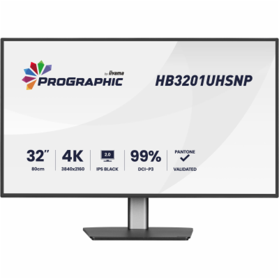 iiyama ProGraphic/HB3201UHSNP-B1/31,5"/IPS/4K UHD/60Hz/4m...