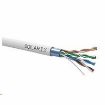 BAZAR - Instalační kabel Solarix FTP, Cat5E, drát, PVC, b...