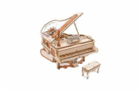 RoboTime 3D Dřevěná hrací skříňka Kouzelné piano (mechanický pohon)