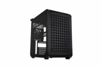Cooler Master case Qube 500 Flatpack, E-ATX, Průhledná bočnice, 1x 120mm Fan, Černá