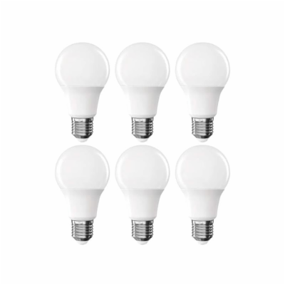 Žárovka LED E27 8,8W A60 bílá přírodní EMOS ZL5F48.6 6ks