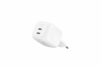 Belkin BOOST CHARGE™ PRO Duální 50W USB-C Power Delivery GaN PPS nástěnná nabíječka, bílá