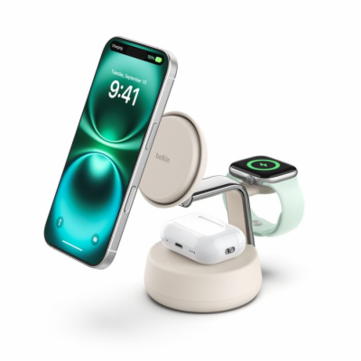 Belkin UltraCharge™ PRO Qi2 25W 3v1 Magnetická nabíječka ...