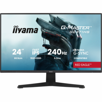 iiyama G-Master/G2471HS-B1/23,8"/IPS/FHD/240Hz/0,3ms/Čern...