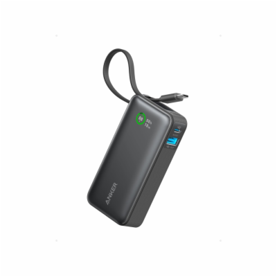 Powerbanka Anker 545 10000mAh, 30W s kabelem USB-C černá