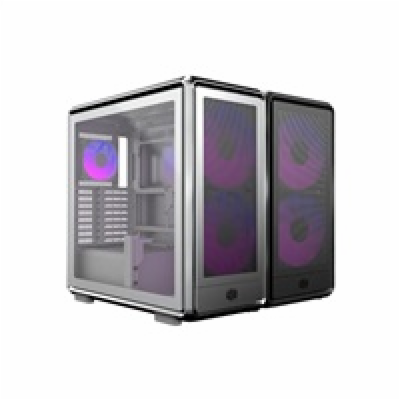 Cooler Master case MasterFrame 600 Mesh Black ARGB, Průhl...