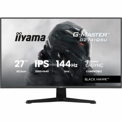 iiyama G-Master/G2741QSU-B1/27"/IPS/QHD/144Hz/1ms/Černá/3R
