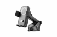 Univerzální držák na telefon Earldom ET-WC63 s bezdrátovým nabíjením Univerzální držák na telefon Earldom ET-WC63 s bezdrátovým nabíjením 15 W nabízí pevné uchycení, jednoduché ovládání a rychlé nabí