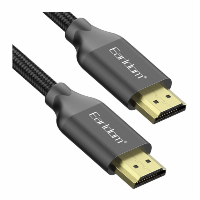 Earldom HDMI kabel ET-W26, 4K, opletený - 2m Odolný oplet...