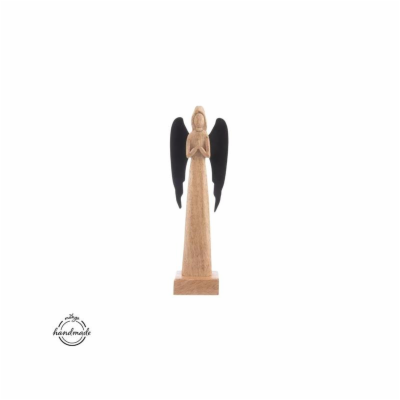 Anděl z mangového dřeva ORION 27cm