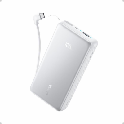 Powerbanka Anker Zolo 20000mAh, 22,5W s kabelem USB-C bílá