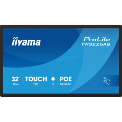 32" iiyama TW3226AS-B3P:VA,FHD,Android,POE