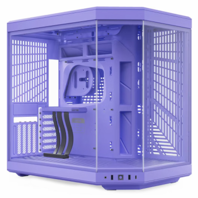 HYTE skříň Y70 Taro Milk / levé a přední sklo / Riser PCI...