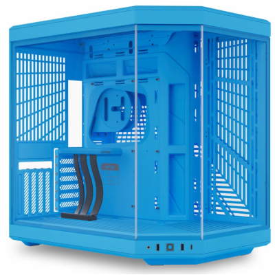 HYTE skříň Y70 Blueberry Milk / levé a přední sklo / Rise...