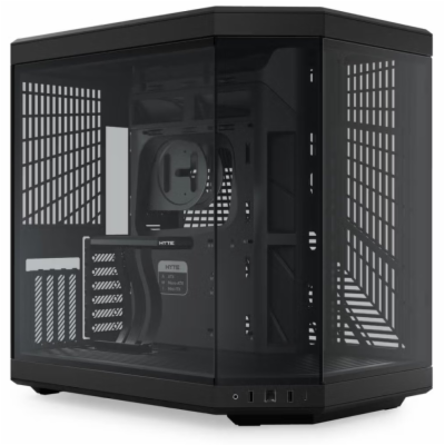 HYTE skříň Y70 Pitch Black / levé a přední sklo / Riser P...