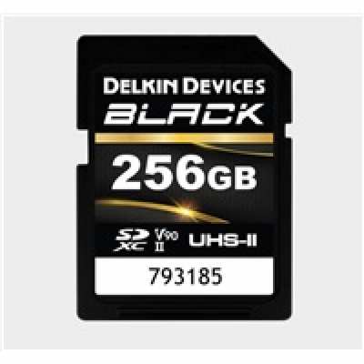 Delkin SDXC BLACK Rugged UHS-II R300/W250 (V90) 256GB (new)