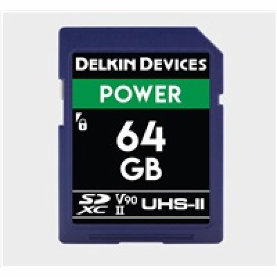 Delkin SD Power 2000X UHS-II U3 (V90) R300/W250 64GB