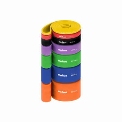 Guma posilovací REBEL Power Band PT-S7 4-82 kg 7ks