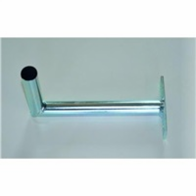 Držák antény na zeď - otočený, galvanický zinek, délka 25cm