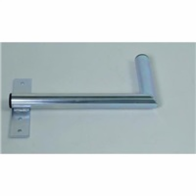 Držák antény na zeď u okna s pásem, levé uchycení, galvan...