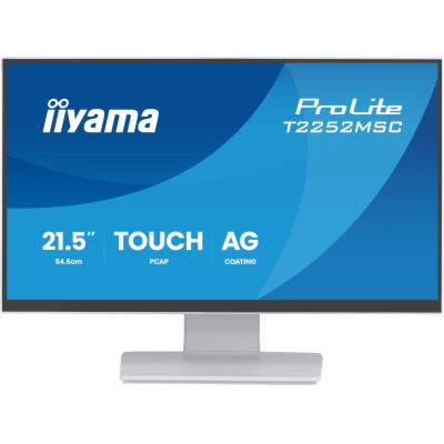 22" LCD iiyama T2252MSC-W2AG:IPS,FHD,HDMI,DP