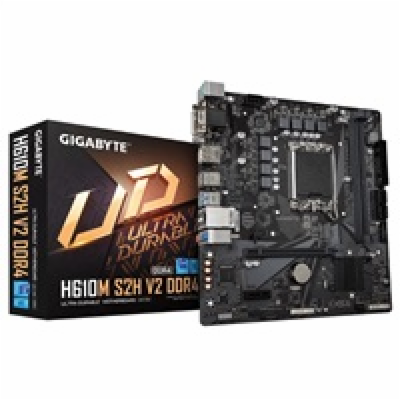 BAZAR - GIGABYTE MB Sc LGA1700 H610M S2H V2 DDR4, Intel H...