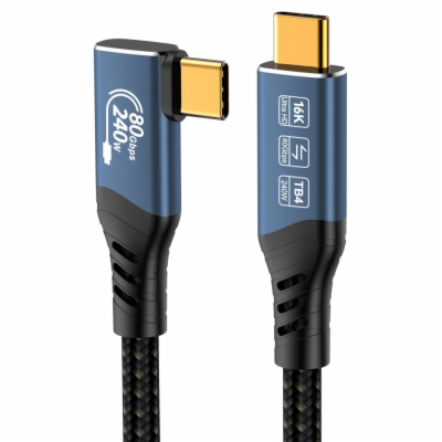 PREMIUMCORD Kabel USB4™ Version2.0 80Gbps 16K@60Hz 240W T...